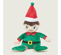 Warmies Plush Boy Elf Microwavable Weighted Teddy with French Lavender Scent, Hot or Cold for Cool Relaxation and Warm Relief