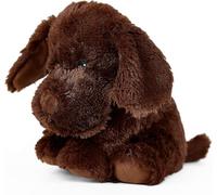 Warmies Plush Chocolate Labrador, Microwavable Heat Pad, Heatable Weighted Heat Pad, Lightly Scented with French Lavender - Large
