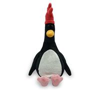 Warmies Plush Feathers McGraw from Wallace and Gromit - Weighted Teddy & Microwave Heat Pad, Heatable Soft Toy, Warm or Cool, French Lavender Scented, Stuffed Penguin, Wallace and Gromit Gifts, Black