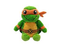 Warmies Plush Michelangelo (Orange) in Green | Size: 100g Warmies Green 100g