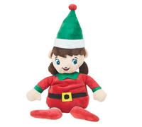 Warmies Microwavable heatable Christmas Girl Elf Soft Scented toy Intelex new