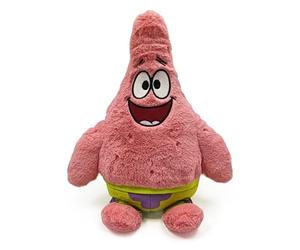 Warmies Plush Patrick Star from Nickelodeon’s Spongebob Squarepants. Microwavable Heat Pad, Weighted Heatable Plushie Gently Scented with French Lavender