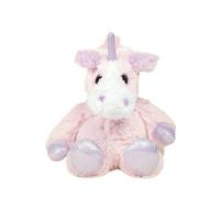 Warmies Plush Pink Sparkly Unicorn Microwavable Weighted Teddy, Lavender Scented, Hot Or Cold For Relaxation & Relief