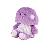 Warmies Purple Mushroom Plush Toy, Large Size, Fully Microwave Safe and Weighted Cuddly Toy for Anxiety, Cool in the Freezer or Heat in the Microwave, Soft Heat Cushion