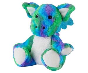Warmies Plush Rainbow Dragon Microwavable Weighted Teddy with French Lavender Scent, Hot or Cold for Cool Relaxation and Warm Relief