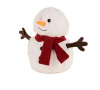 Warmies Snowman, Microwavable Slighly Scented with French Lavender, Chill in a Freezer for Cooling Relief, Cuddly Soft Warmer
