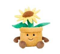 Warmies Plush Yellow Flower Pot Microwavable Weighted Teddy, Lavender Scented, Hot Or Cold For Relaxation & Relief