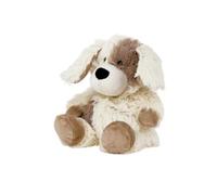 Warmies Puppy Plush Mini Size, Fully Microwavable and Weighted Cuddly Toy for Anxiety, Chill in The Freezer or Heat in Microwave, Soft Toy Heat Pad