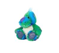Warmies Rainbow Dinosaur Plush Mini Size, Fully Microwavable and Weighted Cuddly Heat Pad for Anxiety, Chill in The Freezer or Heat in Microwave, Heat Pad
