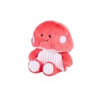 Warmies Red Mushroom Plush Toy, Large Size, Fully Microwave Safe and Weighted Cuddly Toy for Anxiety, Cool in the Freezer or Heat in the Microwave, Soft Heat Cushion