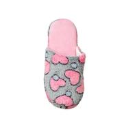 Warmies Slippers,Women's Slippers - Cozy Winter Indoor Outdoor Lo Ve Printed Slip-On with Rubber Soles Soft Thick Bottom Odor- Shoes for Women and Men (5)