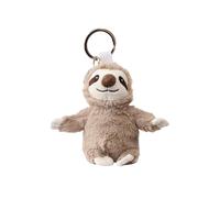 Warmies Sloth Keyring, 16cm French Lavender Scented Soft Toy Keychain, Plush Accessory for Keys or Bags