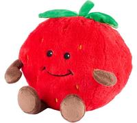 Warmies Strawberry Plush Heating pad, Large Size, Fully Microwave Safe and Weighted Cuddly Heating pad for Anxiety, Cool in The Freezer or Heat in The Microwave, Soft Heat Cushion