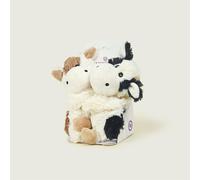 Warmies Warm Hugs Cow Microwavable s with French Dried Lavender Scent, Fully Heatable Cuddly Toy for Anxiety and Pain Relief
