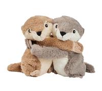 Warmies Warm Hugs Otter Microwavable Wheat Bags with French Dried Lavender Scent, Fully Heatable Cuddles for Anxiety and Pain Relief