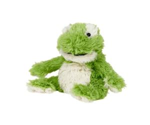 Warmies Women's Frog Plush Mini Size, Fully Microwavable Weighted Cuddly Anxiety in Green Warmies Green