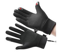 Warming Bike Hand Covers - Smart Sensor Fingerwear, Insulated Motion Apparel, Power Assisted Mitts with Digital Screen Response | Heat Retention Assistance for Ski Training Workouts, Dexterity