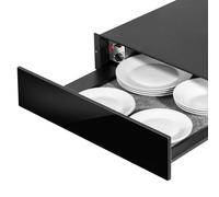 Baridi 60cm Built-In Warming Drawers, Push-to-Open, Anti-Slip Mat - Black - DH201