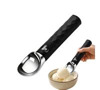 Warming Ice Cream Spoon - Fast Heated Metal Melter | Waterproof LED Display | Rechargeable Hard Scoop for Seniors Kids Cakes Fruit Balls Smoothies Jelly Yogurt Home Party Desert Shops