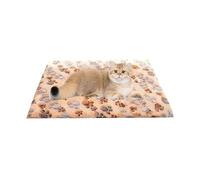 Warming Kennel for Cats - Thermal Blanket Pets with Footprints Pattern - Warm Mat Pets - for Cats Dogs Kittens and Puppies Indoor Home Winter and Living Room