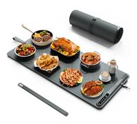 Warming Mat for Food (90x40cm) - iTRUSOU Extra Large Electric Warming Tray with 7-Level Temp, 500W High-Power & 99H Timer - Rollable XL Large Food Warming Mat for Parties & Buffet