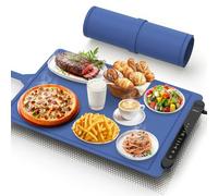 Warming Mat for Food Warmer Pad: Foldable Silicone Electric Warming Tray for Buffets Party - Fast Heating Portable Hot Plates for Countertop Kitchen Travel Home Outdoor Car Holiday Ideas