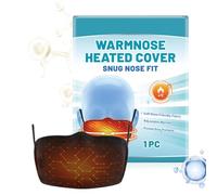 Warming Nose Cover - 21.5 x 9 cm, Windproof, Breathable Heatable Nose Heat Covers with Soft Inner Lining for Daily Use for Outdoor Fishing in Cold Winter Weather