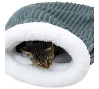 Warming Pad Pet Bed | Detachable Pet Sleeping Bed | Pet Sack Sleeping Bed | Cuddle Cave Pet Bed | Washable Pet Bed Cozy & Secure Hideaway PP Cotton For Cat Lovers Who Are Often On The Move