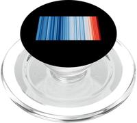 Warming Stripes Global Temperatures Climate Change PopSockets PopGrip for MagSafe
