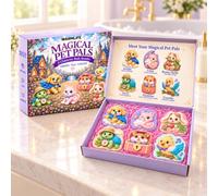 Warmlife Bath Bombs for Kids, 6-Pack Pet-Themed Gift Set, 6 Scents | 6 Handmade Pet Bath Bombs with Colorful Fizz & 6 Playful Scents - Fun Bath-Time Gifts for Kids & Teen Girls