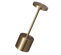 WARMLIGHT Cordless Table Lamp Rechargeable Outdoor Waterproof Portable Battery Operated LED Small Table Light - for Home Restaurant Desk Bar Patio Kitchen Dinning Party (1-Pack Bronze)