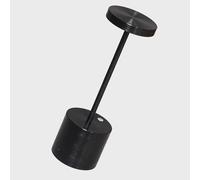 WARMLIGHT Cordless Table Lamp Rechargeable Outdoor Waterproof Portable Battery Operated LED Small Table Light - for Home Restaurant Desk Bar Patio Kitchen Dinning Party (1-Pack Black)