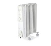 Warmlite Oil Filled Radiator with 3 Power Settings, WL43004YW 2000W 9-Fin White [EEK: A]