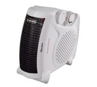 Warmlite 2KW Upright Fan Heater - Adjustable Thermostat, White