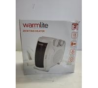 Warmlite 2KW Upright Fan Heater White REF R25