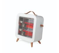 WARMLITE Infrared Retro Desk Heater 550W WL42016 - in Cream [EEK: A]