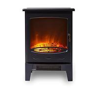 Warmlite Jesmond Log Fire Stove, 1.85KW, Black, WL46040