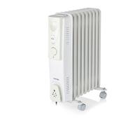 Warmlite Oil Filled Radiator with 3 Power Settings, WL43004YW 2000W 9-Fin White [EEK: A]