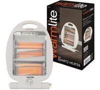 Warmlite Quartz Halogen Heater 800W 2 Heat Settings White