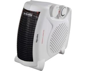 Warmlite Thermo Fan Heater with 2 Heat Settings and Overheat Protection, 2000W,