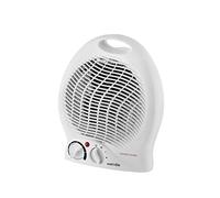 Warmlite Thermo Fan Heater with 2 Heat Settings and Overheat Protection, White, 2000 W, WL44002