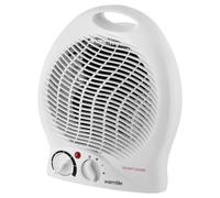 Warmlite Thermo Fan Heater with 2 Heat Settings and Overheat Protection, White, 2000 W, WL44002