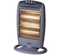Warmlite WL42005 1200W 3 Bar Oscillating Halogen Heater Grey
