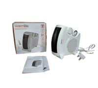 Warmlite WL44001 Thermo Fan Heater 2000W - 2 Heat Settings, White, Portable