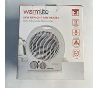 Warmlite WL44002 Thermo Fan Heater with 2 Heat Settings and Overheat Protection,