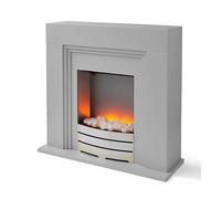 Warmlite York Fireplace Suite Grey