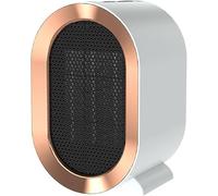 Warmool Heater Portable Space Heater, 1200W PTC Ceramic Fast Heating Fan, Suitable for Home, Office, Bedroom, Desktop, Indoor Use(White)