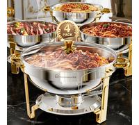 WARMOUNTS Gold Chafing Dishes for Buffet 5L (4)