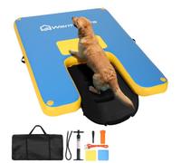 WARMOUNTS Inflatable Dog Ramp Floating Dock for Boat Pool Lake Pet Steps