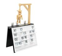 warmow PlayBook'd Hangman Game, Vocabulary Words Spelling Challenge Table Game, Playbook Board Game, 3D Printed Hangman Game, Book Board Games, Decorative Bookshelf Strategy Game